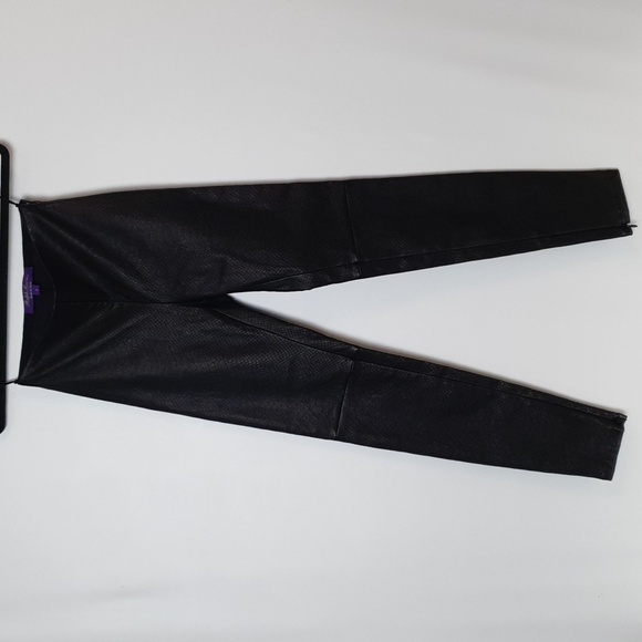 Ralph Lauren Purple Label Lamb Leather Side-zip Pants - Picture 2 of 12